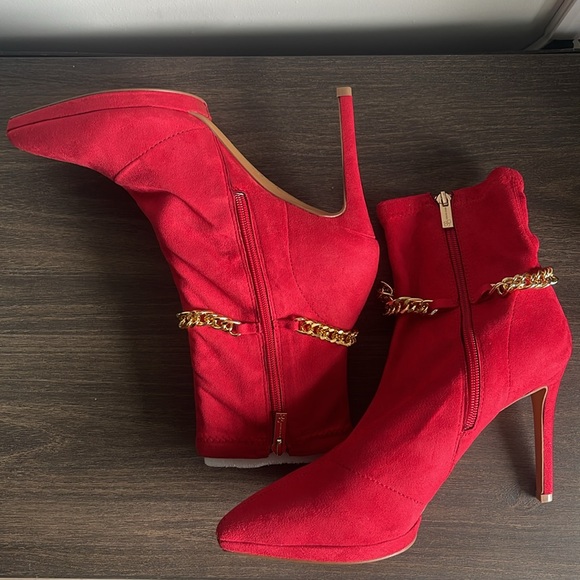 Jessica Simpson Wicked Red boots - Picture 5 of 7